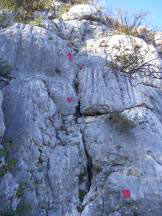 Via Normale Monte Maddalena - Via Marina - Passaggi di I-II grado