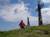 Via Normale Monte Cusna - Giuseppe Albrizio sulla vetta del Monte Cusna 2120 m