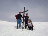 Via Normale Monte Pizzocolo - Cresta SE - La croce sulla cima