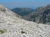 Via Normale Cima Pomilio - Dal 2 Portone uno sguardo verso la Majelletta