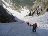 Via Normale Cima Mengol - Canale W - Nel canale