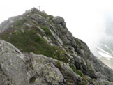 Via Normale Monte Tre Confini (Venerocolo) - La piccola croce in cima