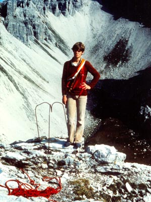 A 22 anni sul Campanile di Val Montania