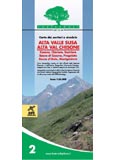 Libro montagna Carta n� 2 - Alta Valle Susa - Alta Val Chisone