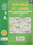 Libro montagna Carta Alta Valle del Lamone