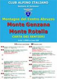 Libro montagna Carta Monte Genzana e Monte Rotella