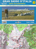 Libro montagna Carta Gran Sasso