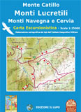 Libro montagna Carta Monte Catillo - Monti Lucretili - Monte Navegna - Cervia