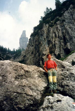 Campanile Val Montanaia - Lungo il sentiero di accesso