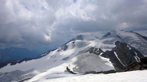 Traversata delle 13 cime - Palon de la Mare e Vioz dalla vetta del Cevedale