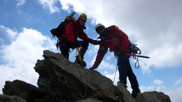 Traversata delle 13 cime - Sulla vetta del Cevedale