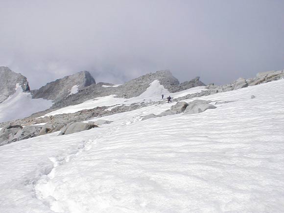 adamello - Tratto iniziale della cresta ovest dal Passo di Salarno