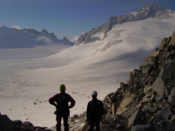 Monte Adamello - Il Pian di neve visto dal Passo Brizio