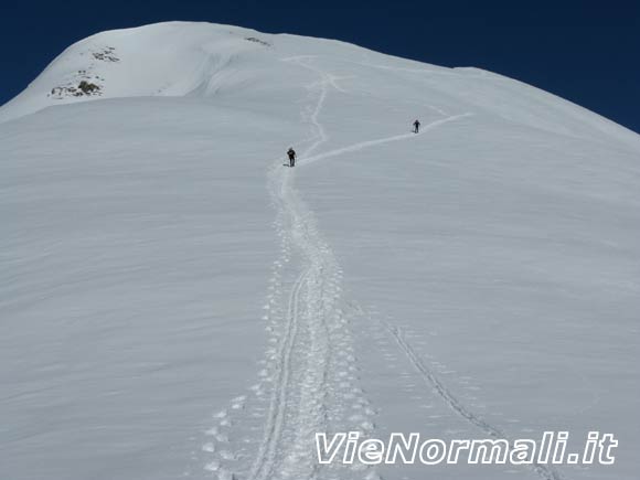 Monte Aralalta - Pendio di accesso alla cresta