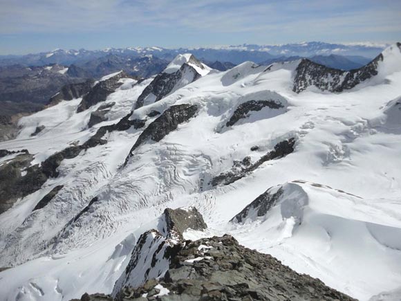 Biancograt Pizzo Bernina - Vista verso i Pal