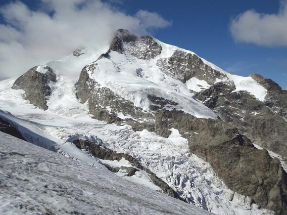 Biancograt Pizzo Bernina - Il Bernina vito scendendo il mattino dopo