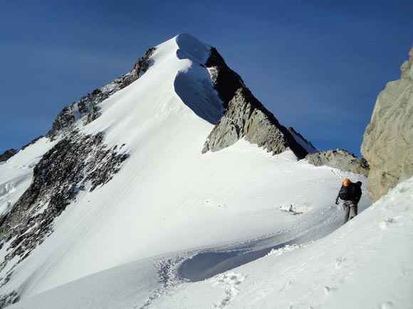 Piz Bernina - Iniziamo la salita della Biancograt