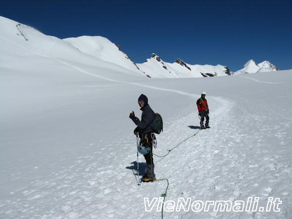 Breithorn Ovest - Salendo al Colle dei Breithorn