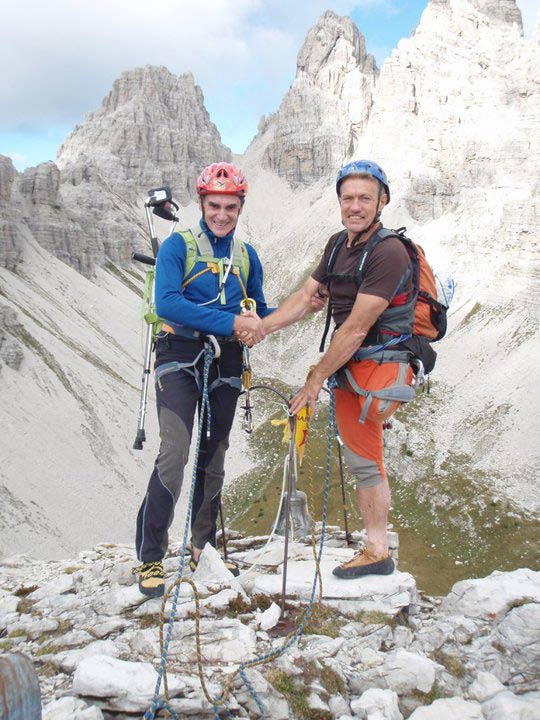 Campanile di Val Montanaia - In vetta