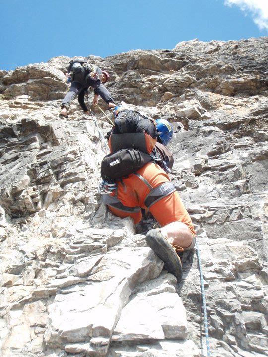 campanilevalmontanaia - Passaggio durante la salita