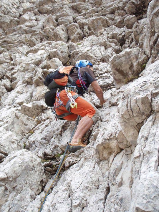 campanilevalmontanaia - Passaggio durante la salita