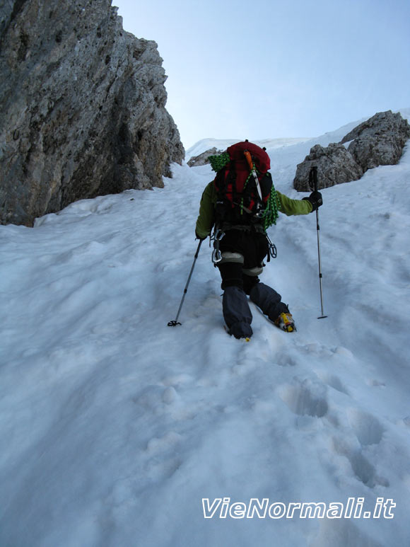 Cima Bacchetta - Alla base dello sperone