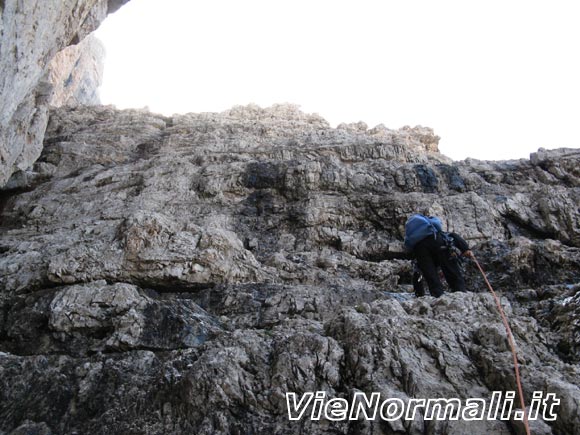 cimabrenta - Inizio della salita della rampa