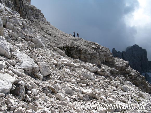 Cima Brenta - La cengia superiore