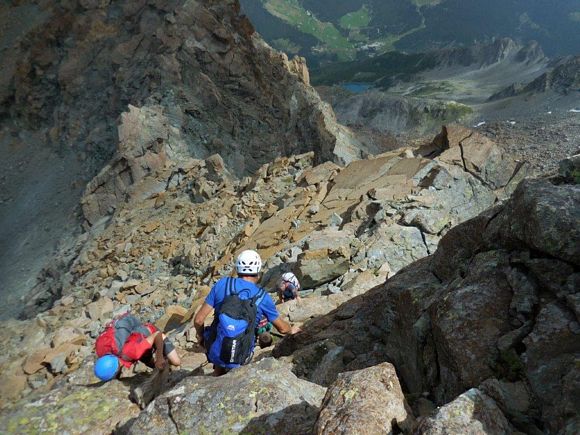 Cima del Duca - In discesa