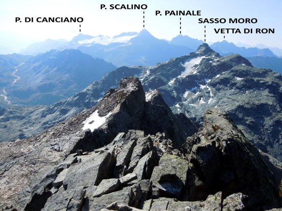 Cima di Caspoggio - Panorama di vetta