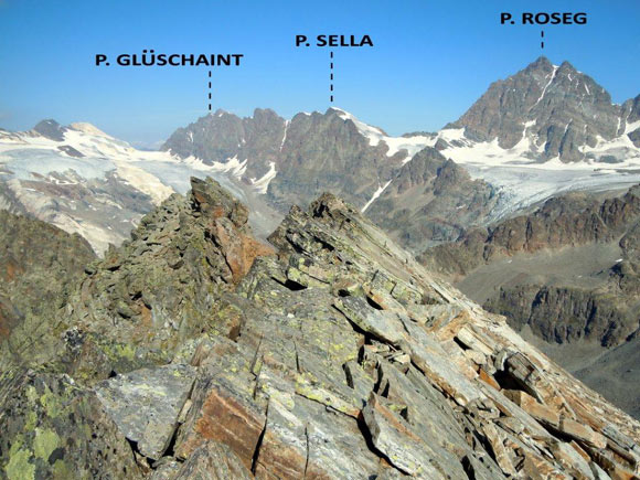 Cima di Caspoggio - Panorama di vetta