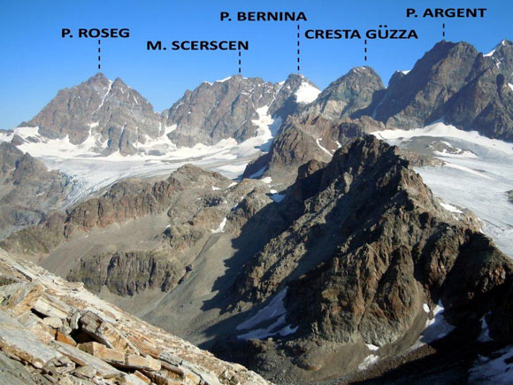 Cima di Caspoggio - Panorama di vetta