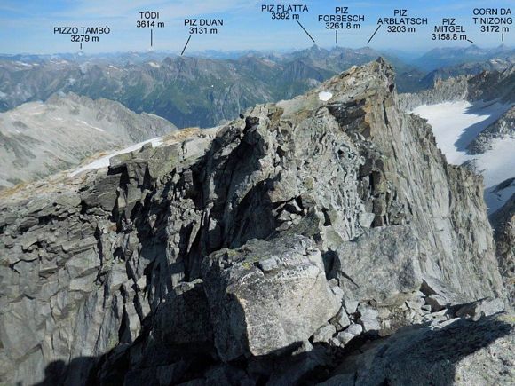 Cima di Castello - Panorama verso NW