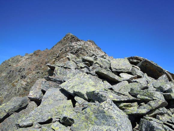 Cima di Lago - Sulla cresta, a sinistra l'anticima, a destra la vetta