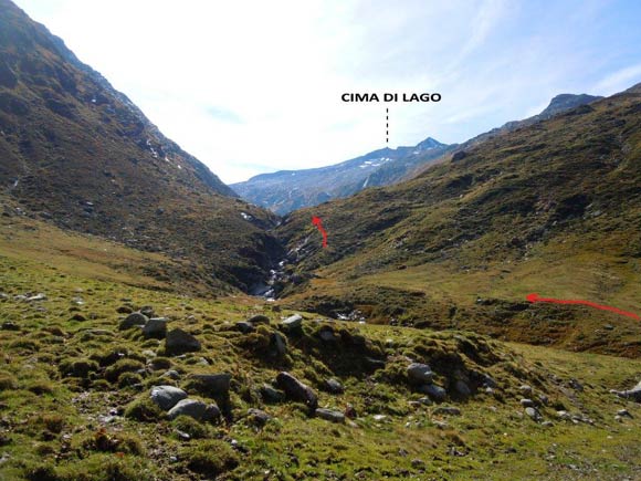 Cima di Lago - Prima di attraversare il ponte che ci porta in Val da Lgh