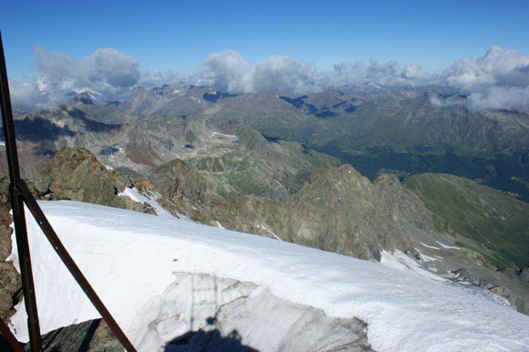 Cima di Piazzi dalla Val Verva - Panorama di vetta verso NW