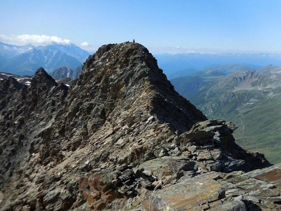 Cima di Pietra Rossa - Verso la vetta