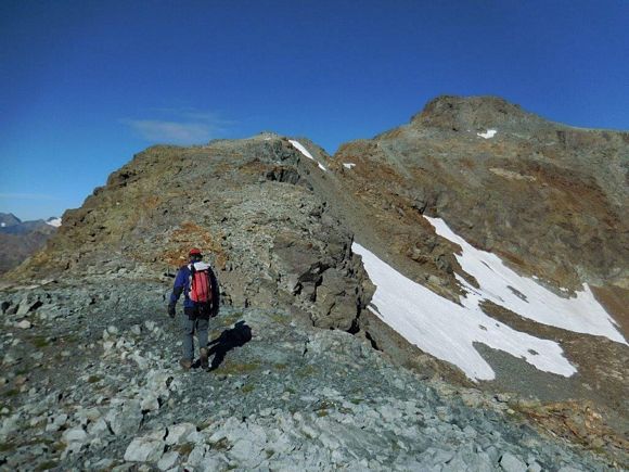 Cima di Saoseo - Sulla cresta E della Cima di Saoseo