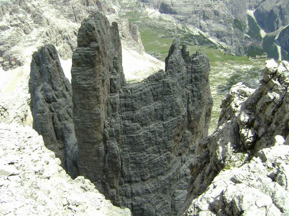 Cima Grande di Lavaredo - Verso la Piccola di Lavaredo