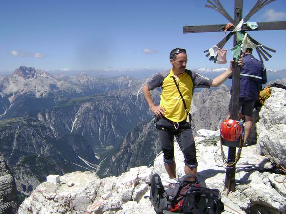 Cima Grande di Lavaredo - In vetta