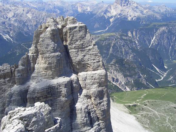 Cima Grande di Lavaredo - Verso la parete Ovest