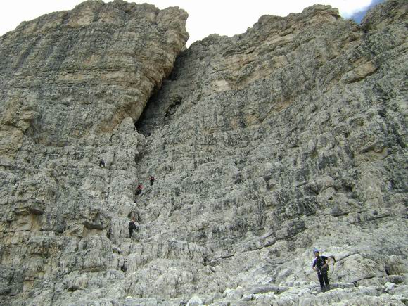 Cima Grande di Lavaredo - La parete