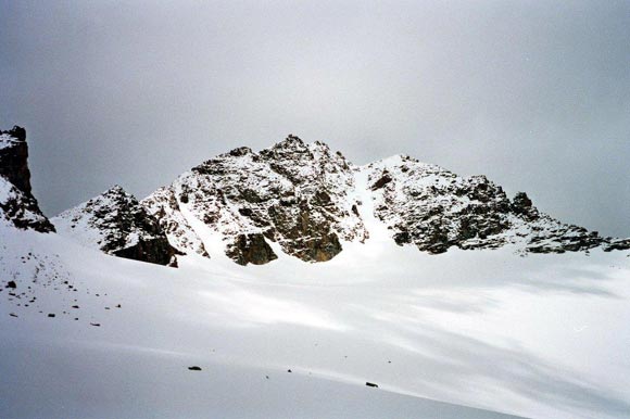 Cima Vertana (da NE e ver. S) - L'Angelo Grande dalla Vedretta di Lasa