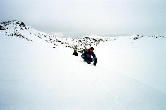 Cima Vertana - Sul versante S della Cima Vertana