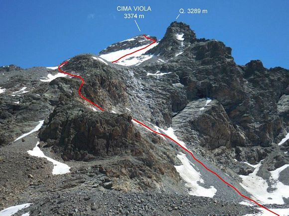 cimaviola - La Cima Viola dal Passo Dosd