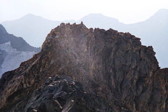 Traversata delle cime del Pizzo Suretta - Verso la Punta Rossa