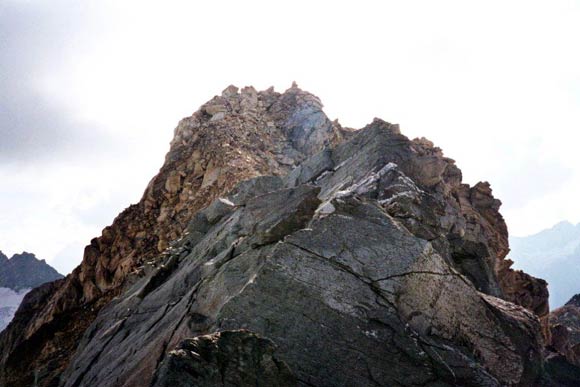 Pizzo Suretta (cresta NNE) - Verso la Punta Rossa