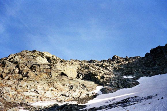 Pizzo Suretta (cresta NNE) - Sul Ghiacciaio di Suretta S