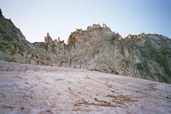 Corno di Cavento - A sinistra il Passo di Cavento e La Bottiglia