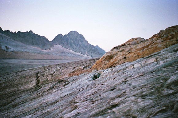 Corno di Cavento (trav.) - Sul ghiacciaio 